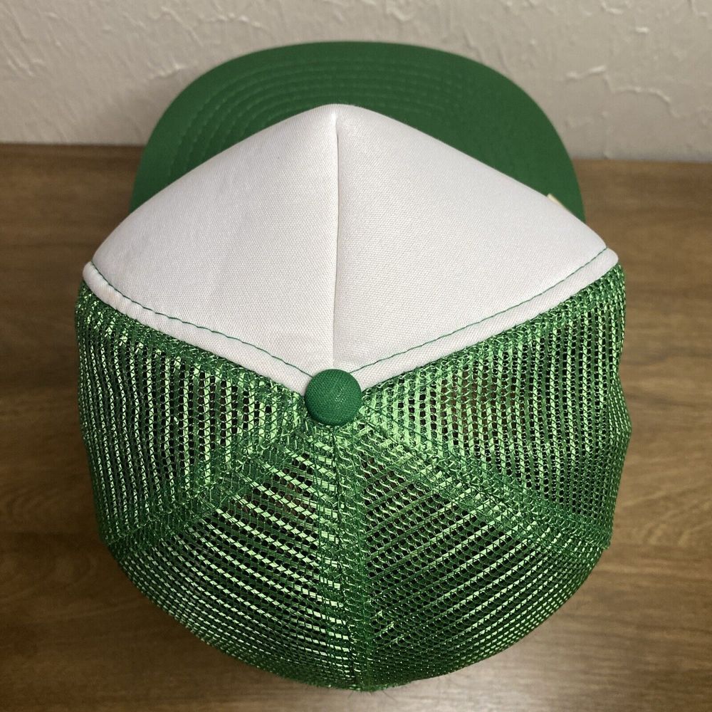 Vintage Shandon Headwear Ireland Hat Cap Irish Clover Mesh Foam Snapback Trucker - Picture 6 of 16